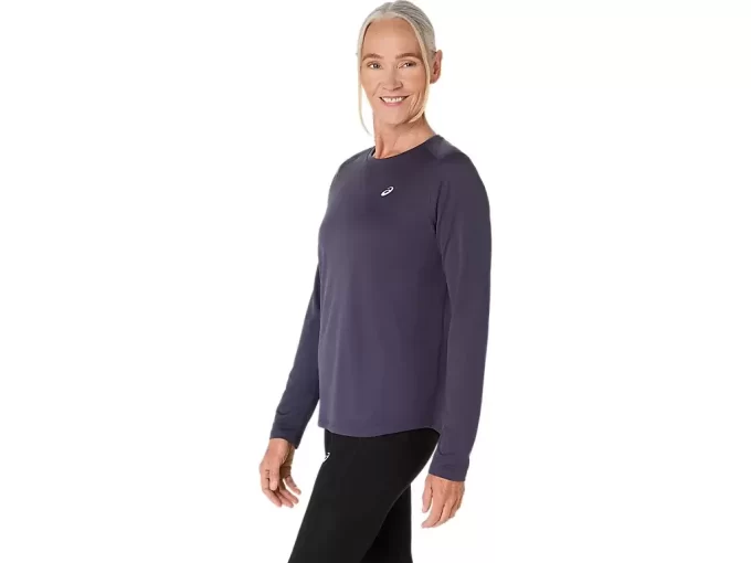 ASICS SILVER LONG SLEEVE TOP