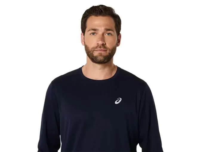 ASICS SILVER LONG SLEEVE TOP