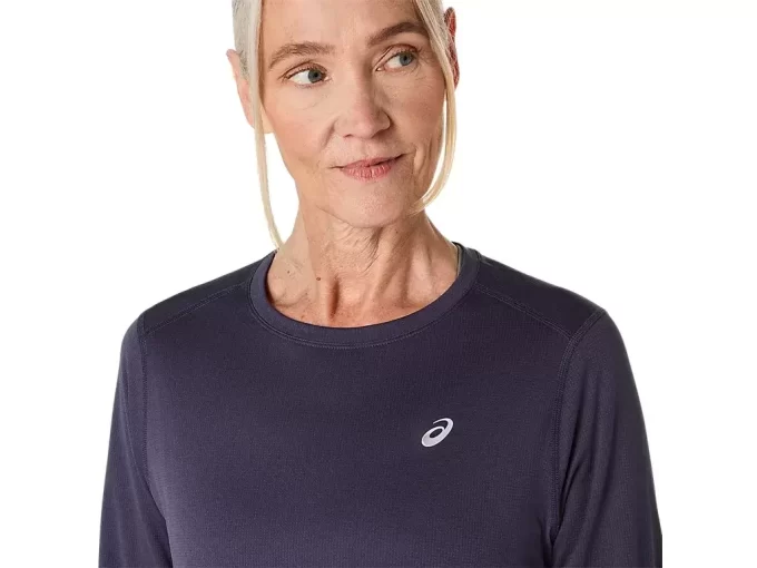ASICS SILVER LONG SLEEVE TOP