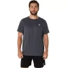 ASICS SILVER SHORT SLEEVE TOP