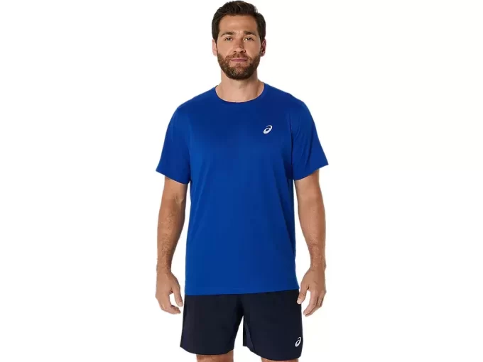 ASICS SILVER SHORT SLEEVE TOP