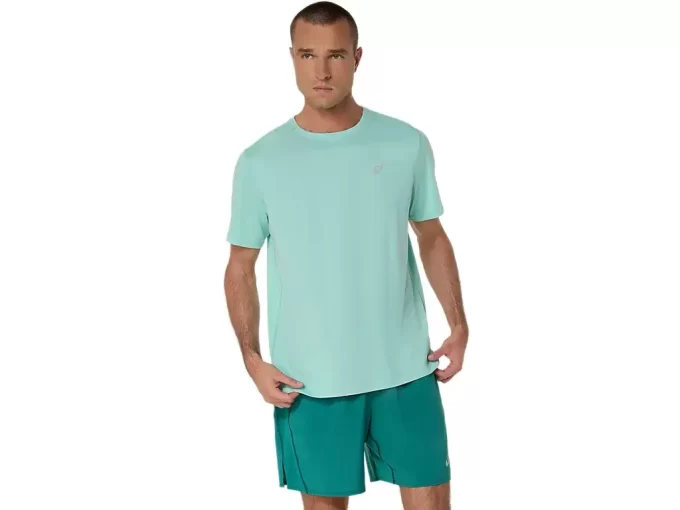 ASICS SILVER SHORT SLEEVE TOP