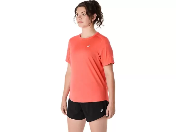 ASICS SILVER SHORT SLEEVE TOP