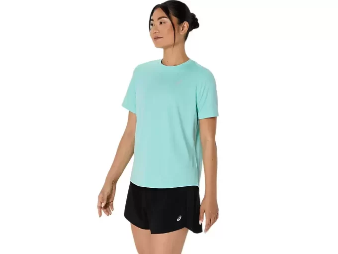 ASICS SILVER SHORT SLEEVE TOP