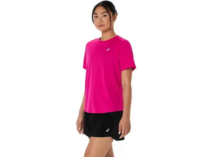 ASICS SILVER SHORT SLEEVE TOP