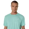 ASICS SILVER SHORT SLEEVE TOP