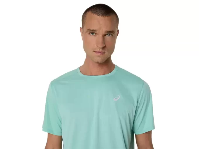 ASICS SILVER SHORT SLEEVE TOP