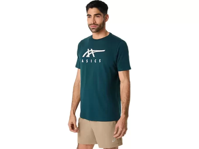 ASICS STRIPE SHORT SLEEVE TEE
