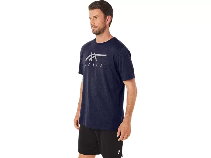 ASICS STRIPE SHORT SLEEVE TEE