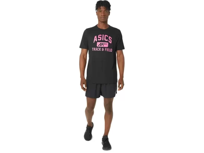 ASICS UNISEX TRACK AND FIELD GRAPHIC TEE