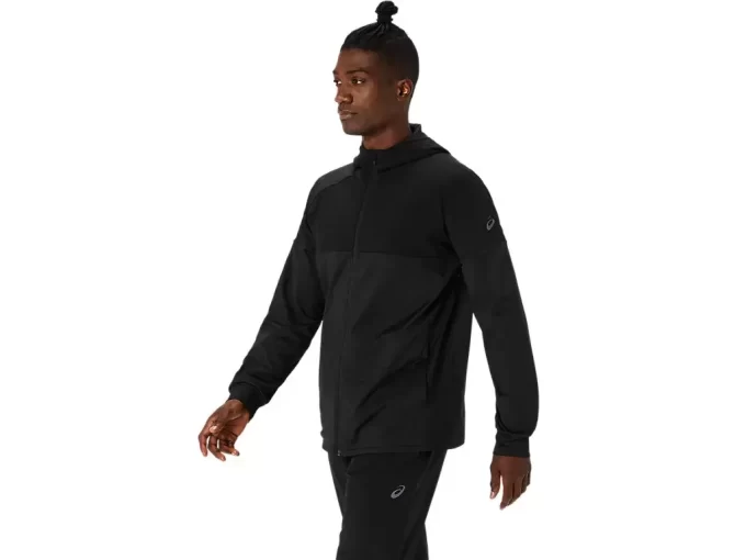 KNIT JERSEY FULL ZIP HOODIE