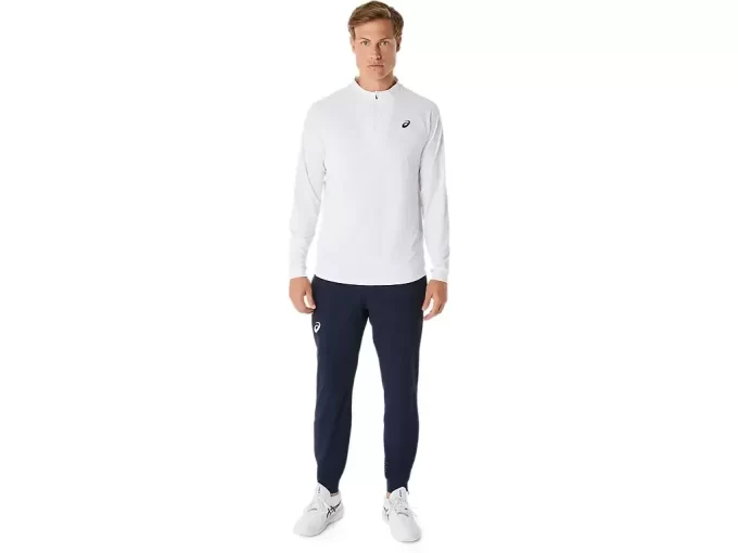 MATCH LONG SLEEVE 1/2 ZIP TOP
