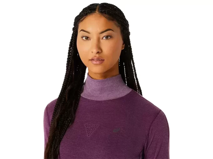 METARUN MOCK NECK LONG SLEEVE TOP