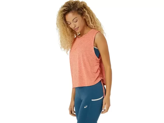 NAGINO FLEX HEATHER SLEEVELESS TOP