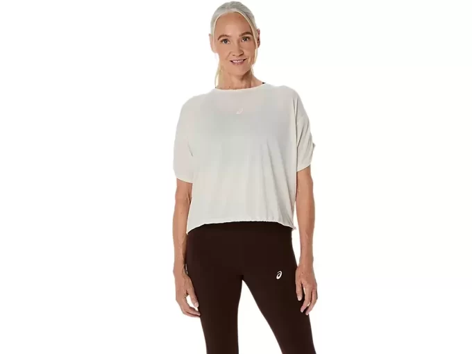 NAGINO RUN ADJUSTABLE SHORT SLEEVE TOP