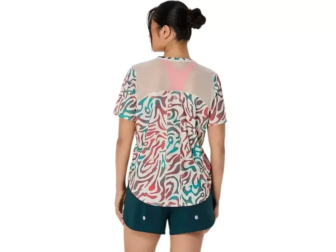 ROAD ALL OVER PRINT SHORT SLEEVE TOP