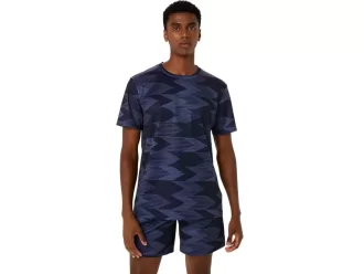 SEASONAL ALL OVER PRINT SHORT SLEEVE TOP