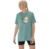 UNISEX ASICS PALM IN THE SUN SHORT SLEEVE TEE