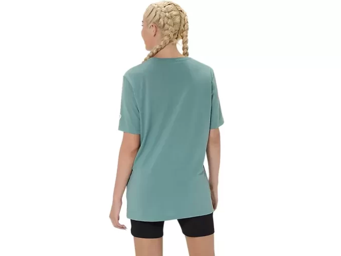 UNISEX ASICS PALM IN THE SUN SHORT SLEEVE TEE