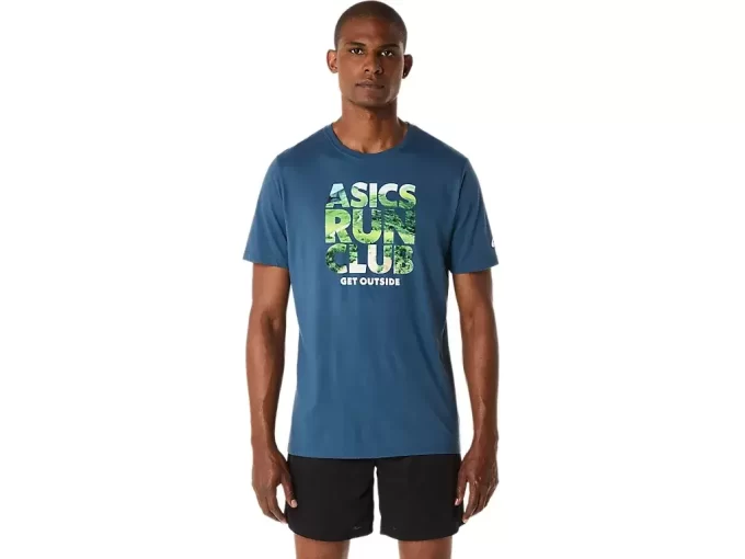 UNISEX ASICS RUN OUTSIDE CLUB SHORT SLEEVE TEE