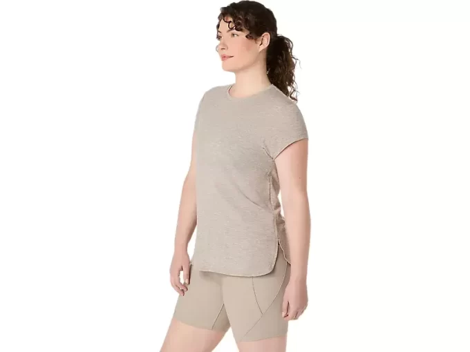 WOMEN’S HEATHER CREWNECK TOP