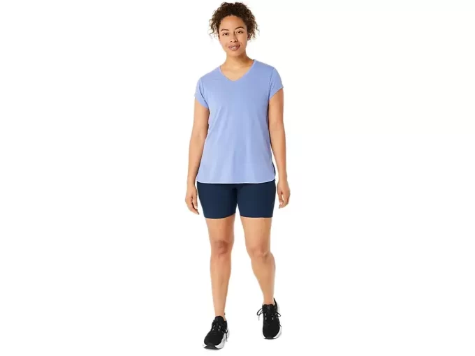 WOMEN’S HEATHER VNECK TOP