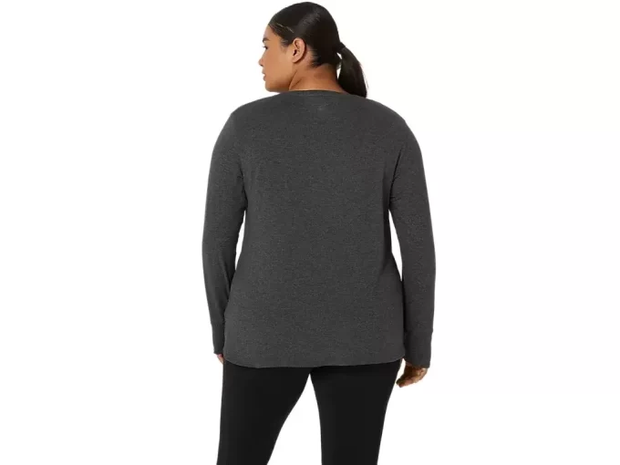 WOMEN’S LONG SLEEVE HEATHER TOP