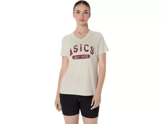 WOMEN’S SHORT SLEEVE EST 1977 V-NECK TEE