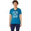 WOMEN’S SUNFLOWER SLOGAN V-NECK